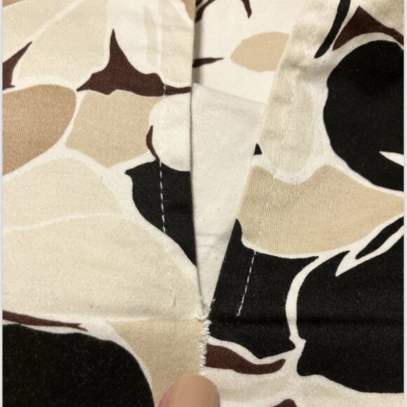 Vany New York Ladies Size 6 Multicolor Sleeveless cotton blend Floral Dress - Picture 13 of 16